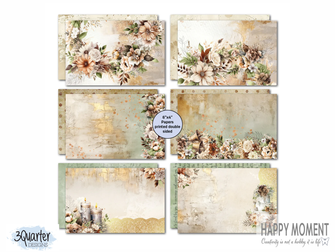 Wedded Bliss - 6x4 Card Pack - 3Quarter Designs Wedded Bliss - 6x4 Card Pack - 3Quarter Designs