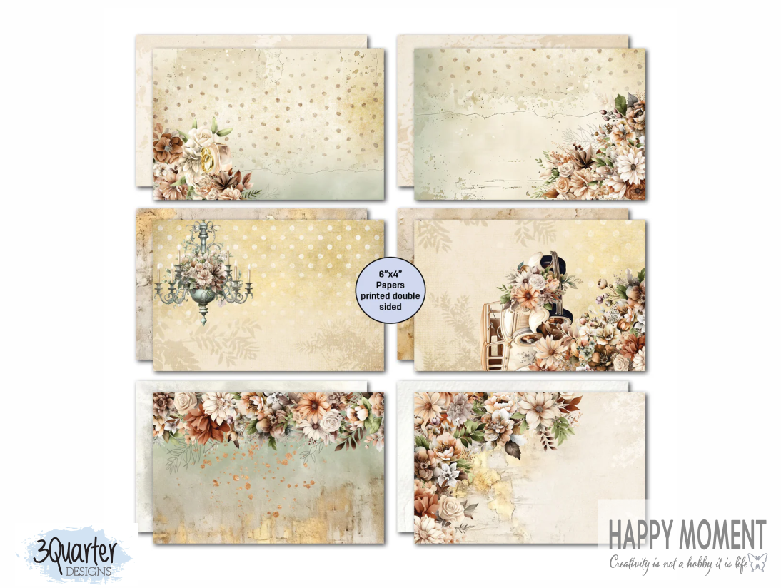 Wedded Bliss - 6x4 Card Pack - 3Quarter Designs Wedded Bliss - 6x4 Card Pack - 3Quarter Designs