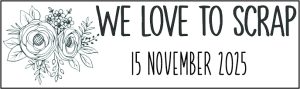 We love to Scrap til kl. 20.00