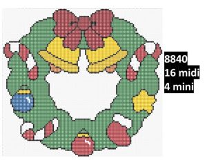 Blomsterkrans 8840