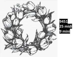 Blomsterkrans 9451